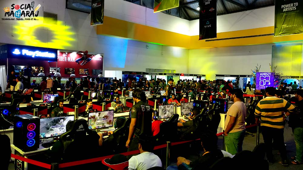 AMD Game On gaming Arena at Comic Con Hyderabad 2018