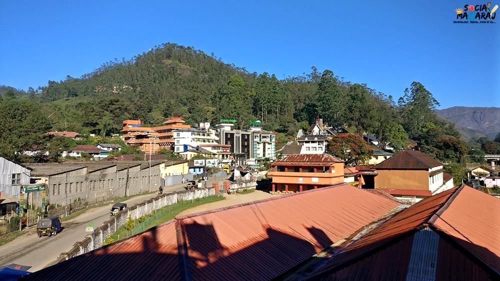 Beautiful Munnar Town as seen from Treebo Swiss Garden