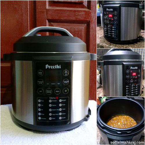 Preethi Kitchen Appliances Electric Pressure Cooker