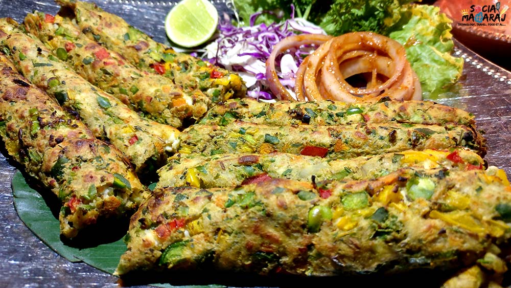 Delicious and Colorful Seekh Kebabs