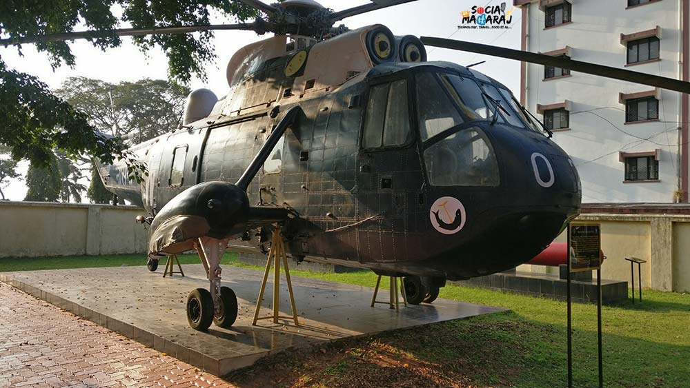 Navy Helicopter at Indian Naval Maritime Museum Kochi
