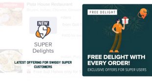 Swiggy Delights for Swiggy Super Customers