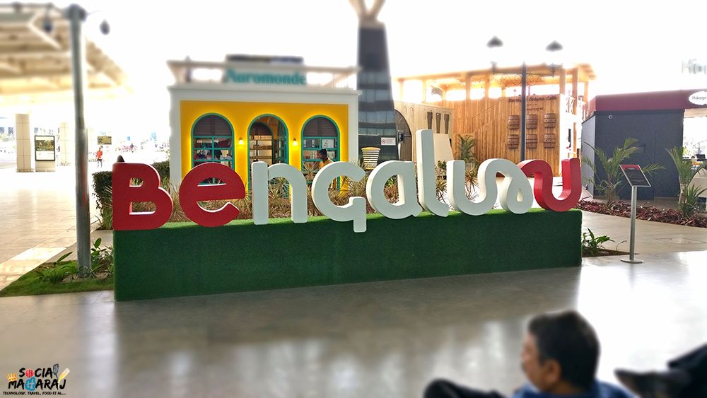 Bengaluru Art installation outside the terminal building