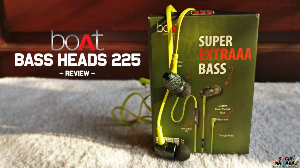 Boat Bass Heads 225 - Super Extra Bass Earphones