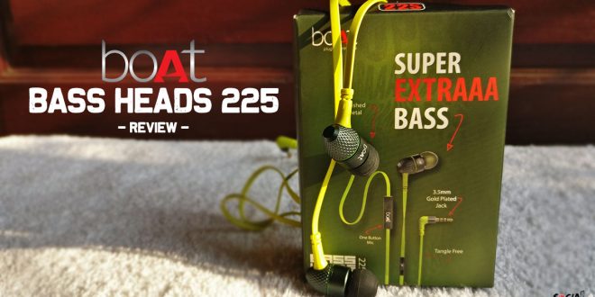 Boat Bass Heads 225 - Super Extra Bass Earphones