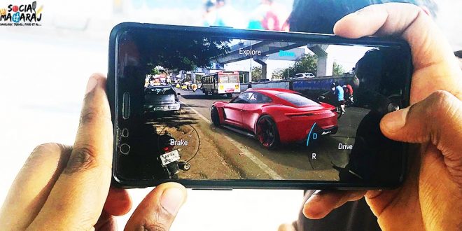 Driving Porsche in Hyderabad - Augmented Reality