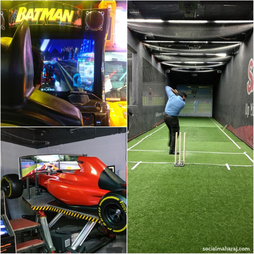 Batman, Ferrari and Cricket games at Smaaash Hyderabad