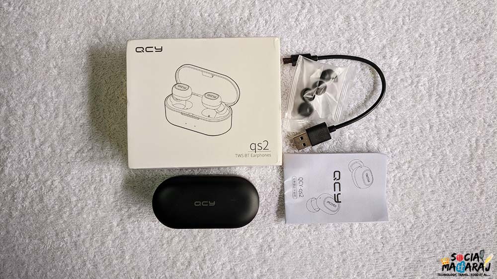 Packaging QCY QS2 Bluetooth Earphone