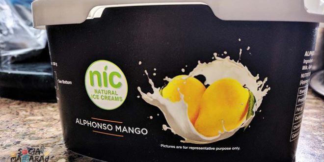 NIC Natural Ice Cream - Alphonso Mango