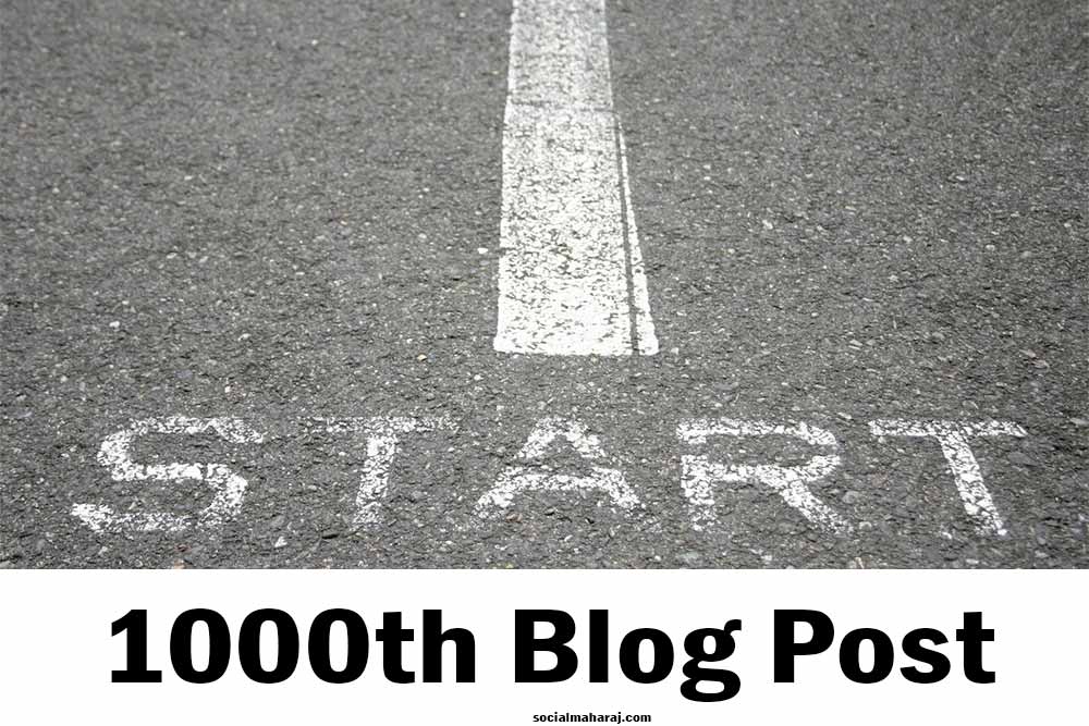 1000 Blog Posts Socialmaharaj