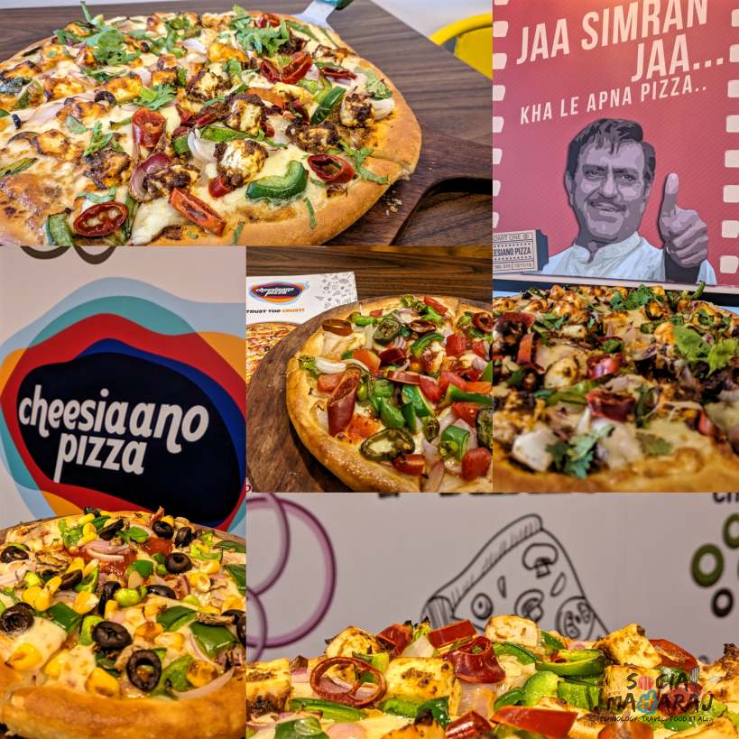 Desi Pizzas at Cheesiaano Pizza Hyderabad