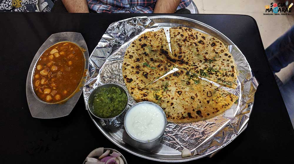 Paneer Methi Paratha at Popular Punjabi Paratha