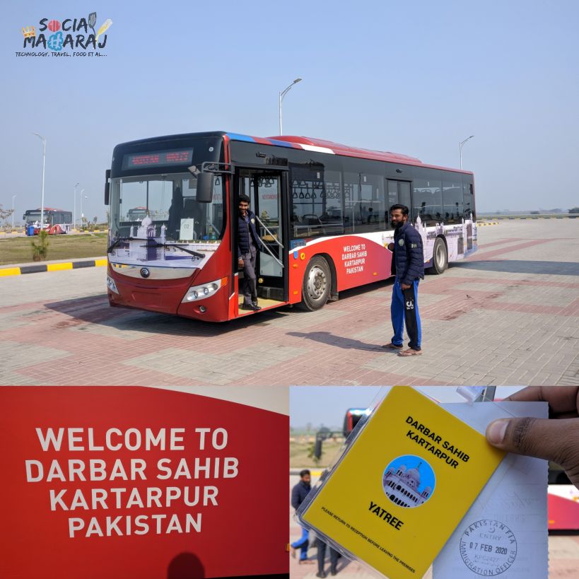 Bus to Kartarpur Sahib Gurudwara