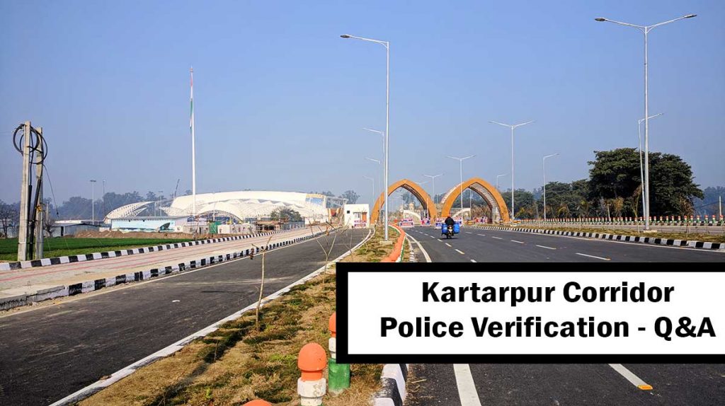 Kartarpur Corridor Police Verification