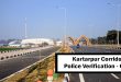 Kartarpur Corridor Police Verification