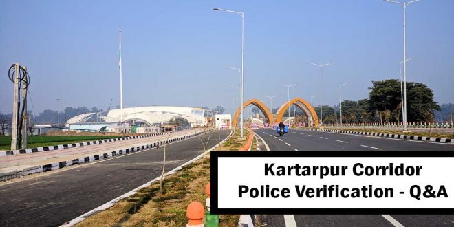 Kartarpur Corridor Police Verification