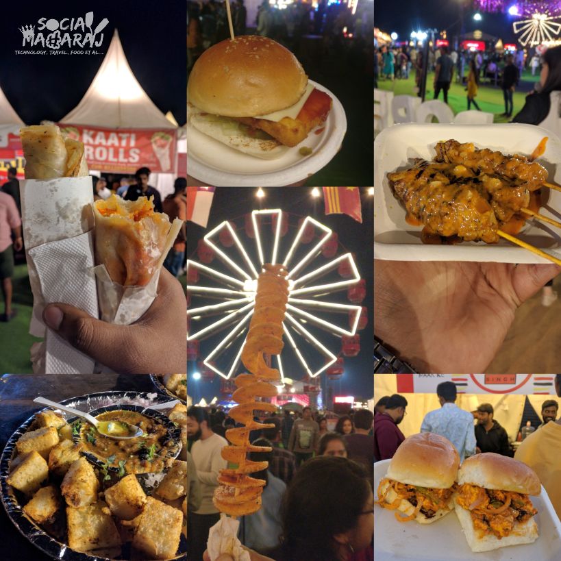 Delicious food at Zomaland Hyderabad 2020