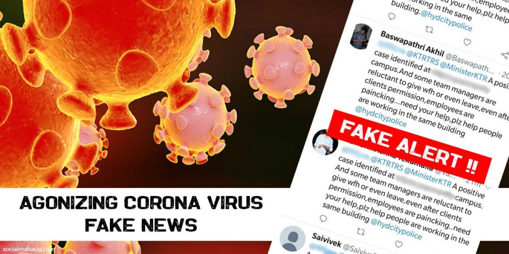 Coronavirus Fake News in Hyderabad