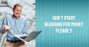 No Blogging for Money