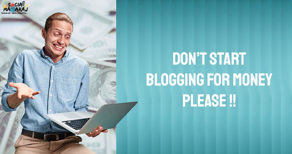 No Blogging for Money