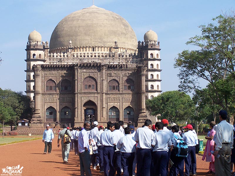 Gol Gumbaz in 2004 during our educational trip