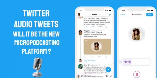 Twitter Audio Tweets - the new Micropodcasting platform ?