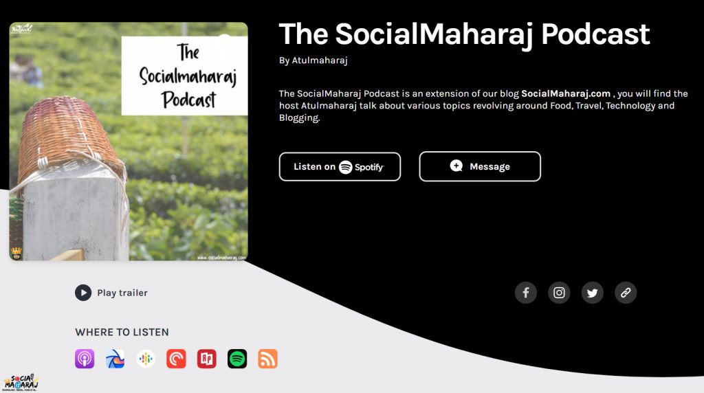 The Socialmaharaj Podcast