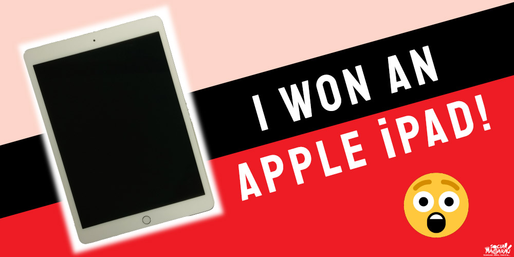 I won a new Apple iPad !