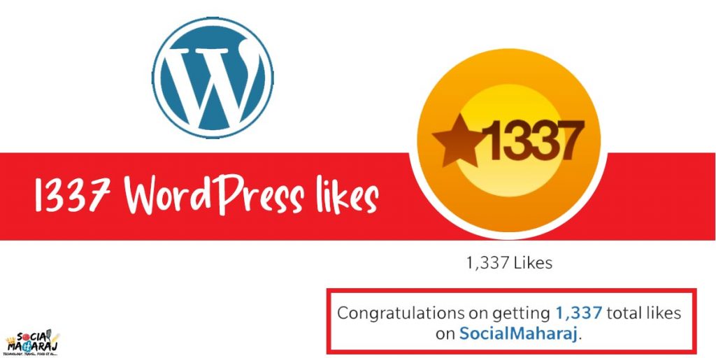 1337 WordPress Likes