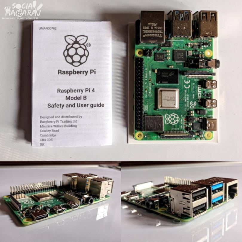 Raspberry Pi 4 Model B - 4GB - Box Contents