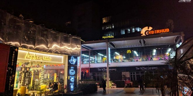 Cyber Hub Gurgaon late night party scenes