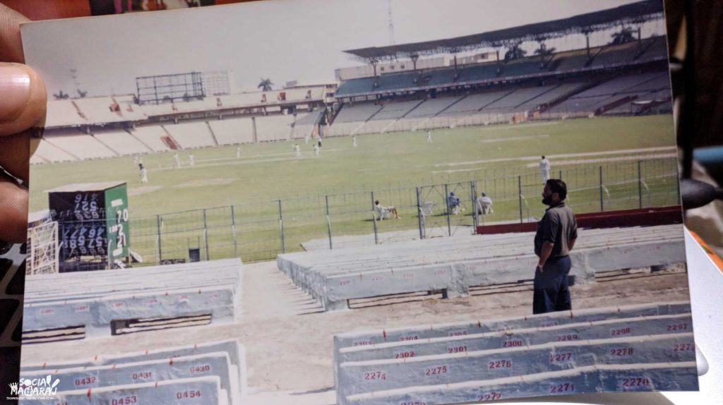 Visiting the Eden Gardens in Kolkata 2005