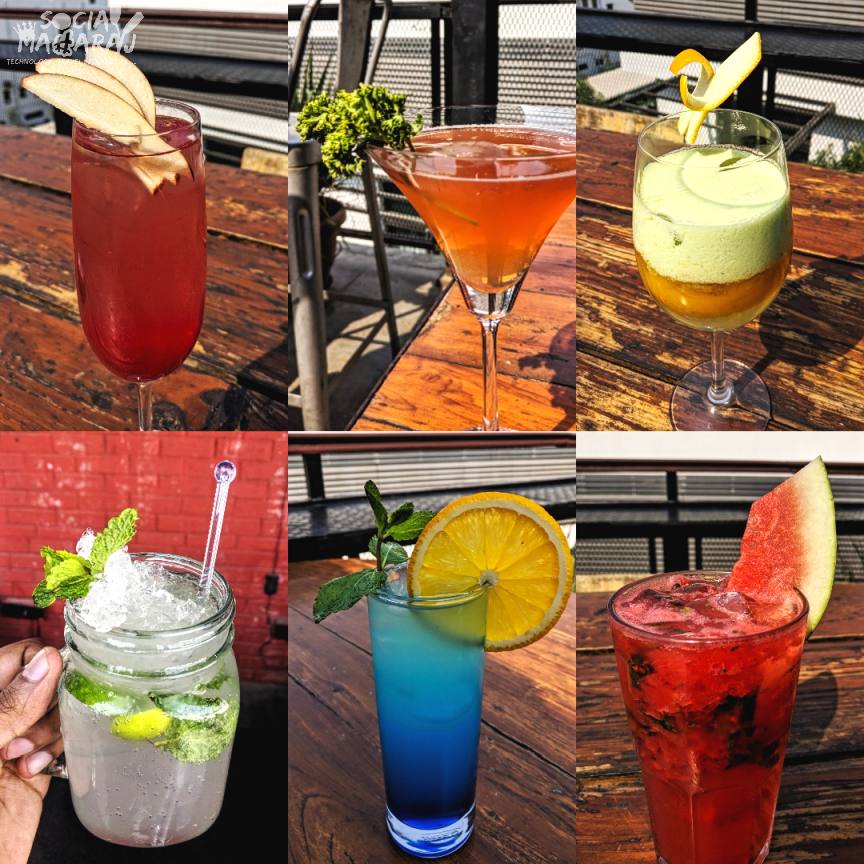 Refreshing mocktails at Repete Brewery