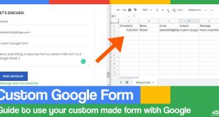 How to create a Custom Google Form