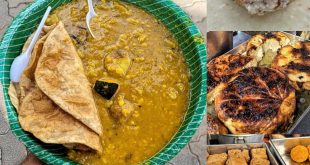 Delicious Dalma, Dahi Bara, Chena Poda at Ram Mandir Tiffins