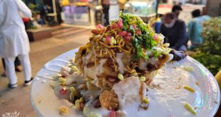 The mighty Basket Chaat at Royal Cafe Lucknow