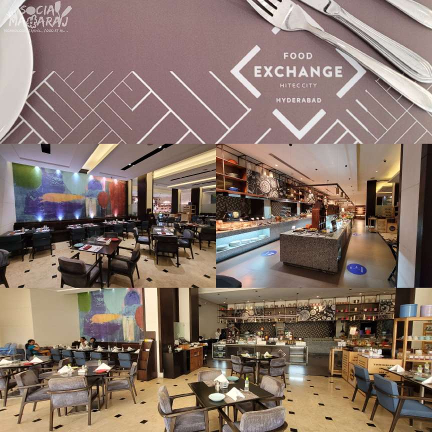 Lively ambiance at Food Exchange Novotel HICC Hyderabad