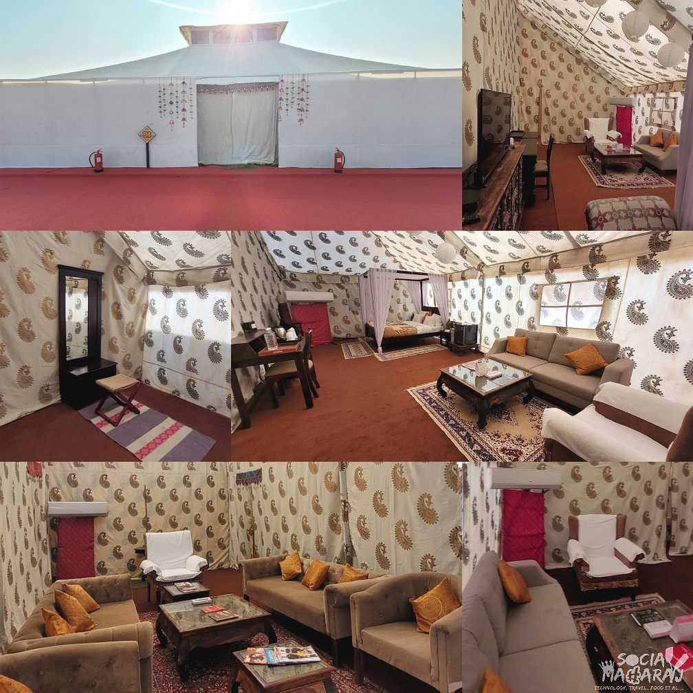 Darbari Tent - luxury at Rann Utsav Tent City