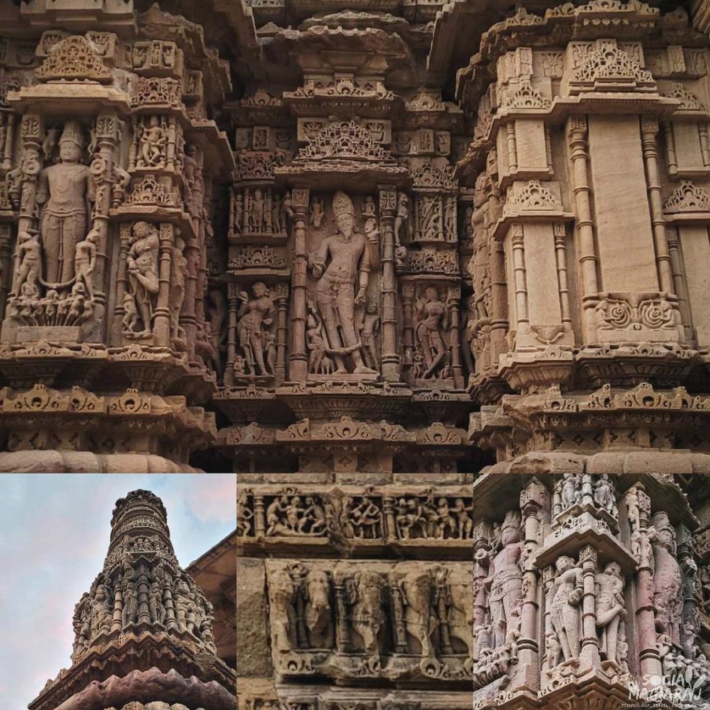 Fine carvings at Modhera Sun Temple