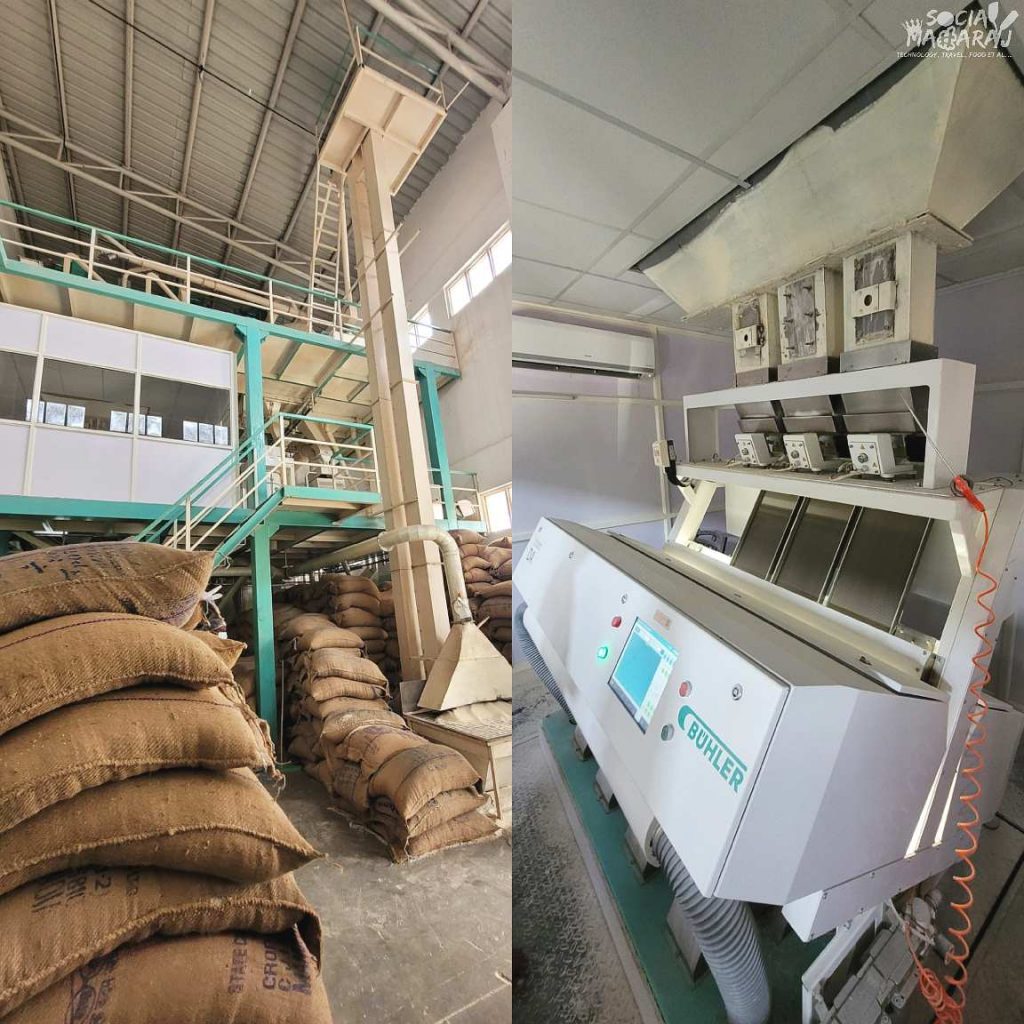 AI based rice sorter at Akshaya Patra