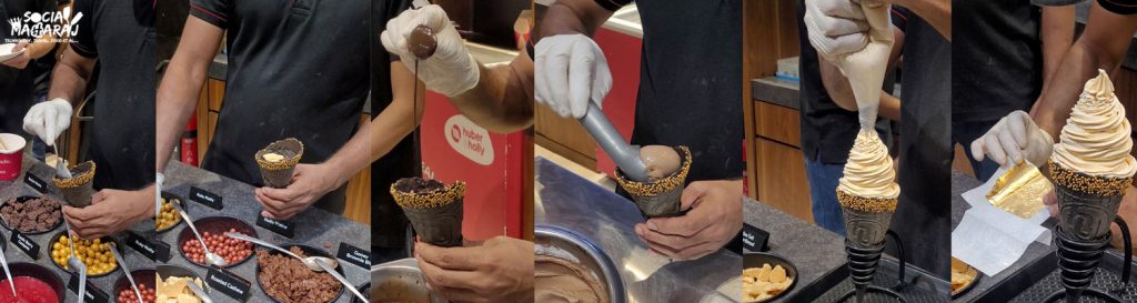 How they make Gold Ice Cream in Hyderabad