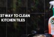 Best way to clean kitchen tiles - Cif Power and Shine Kitchen Cleaner