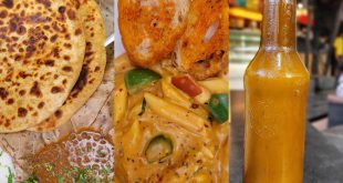 Delicious food at Prithvi Cafe - Paratha, Pasta & Beer Bottle Chaas