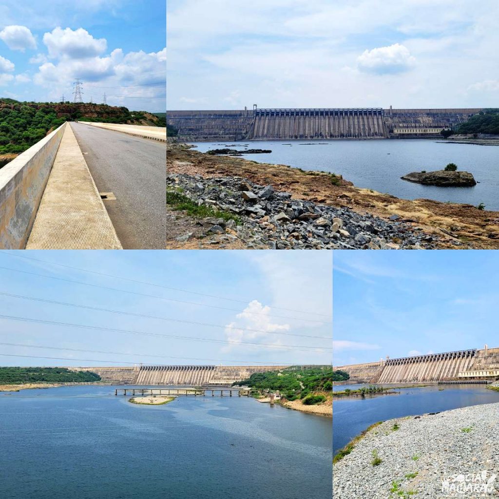Beautiful and majestic Nagarjuna Sagar dam