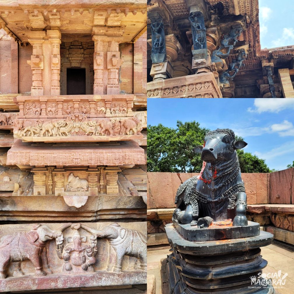 Intricate designs at Rudreshwara Temple