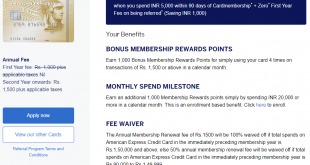 Amex rewards Credit card bonus referral