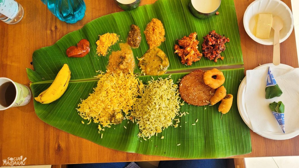 Unlimited South Indian thali at Ishtaa Pure Vegetarian restaurant