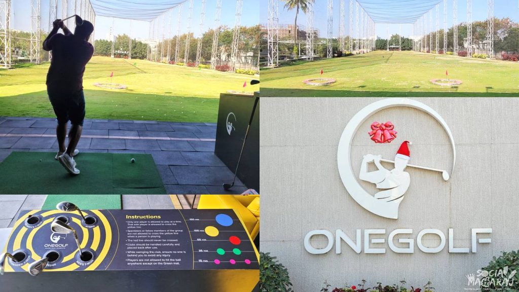 Golfing at OneGolf Hyderabad