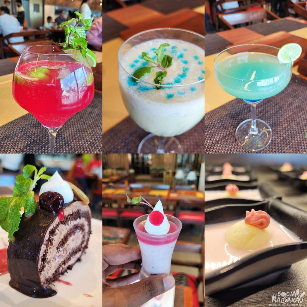 Desserts and Drinks at Signature Grills Hyderabad