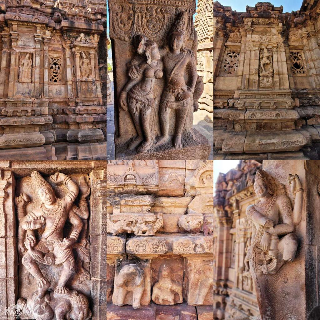 Intricate carvings at Pattadakal Temples